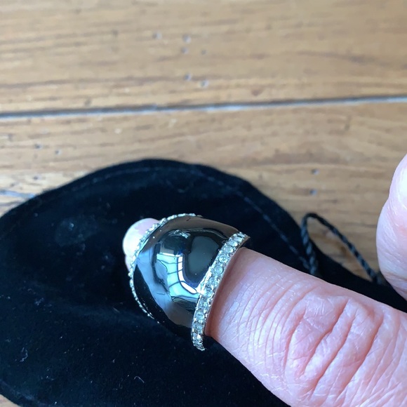 Vintage black and silver ring size 8 - Picture 6 of 6